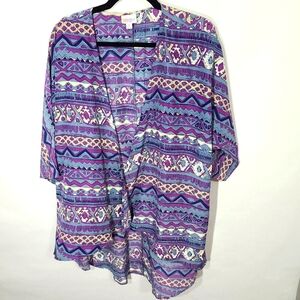 LuLaRoe Women's Size Medium M Front Cardigan Duster Kimona Style‎
